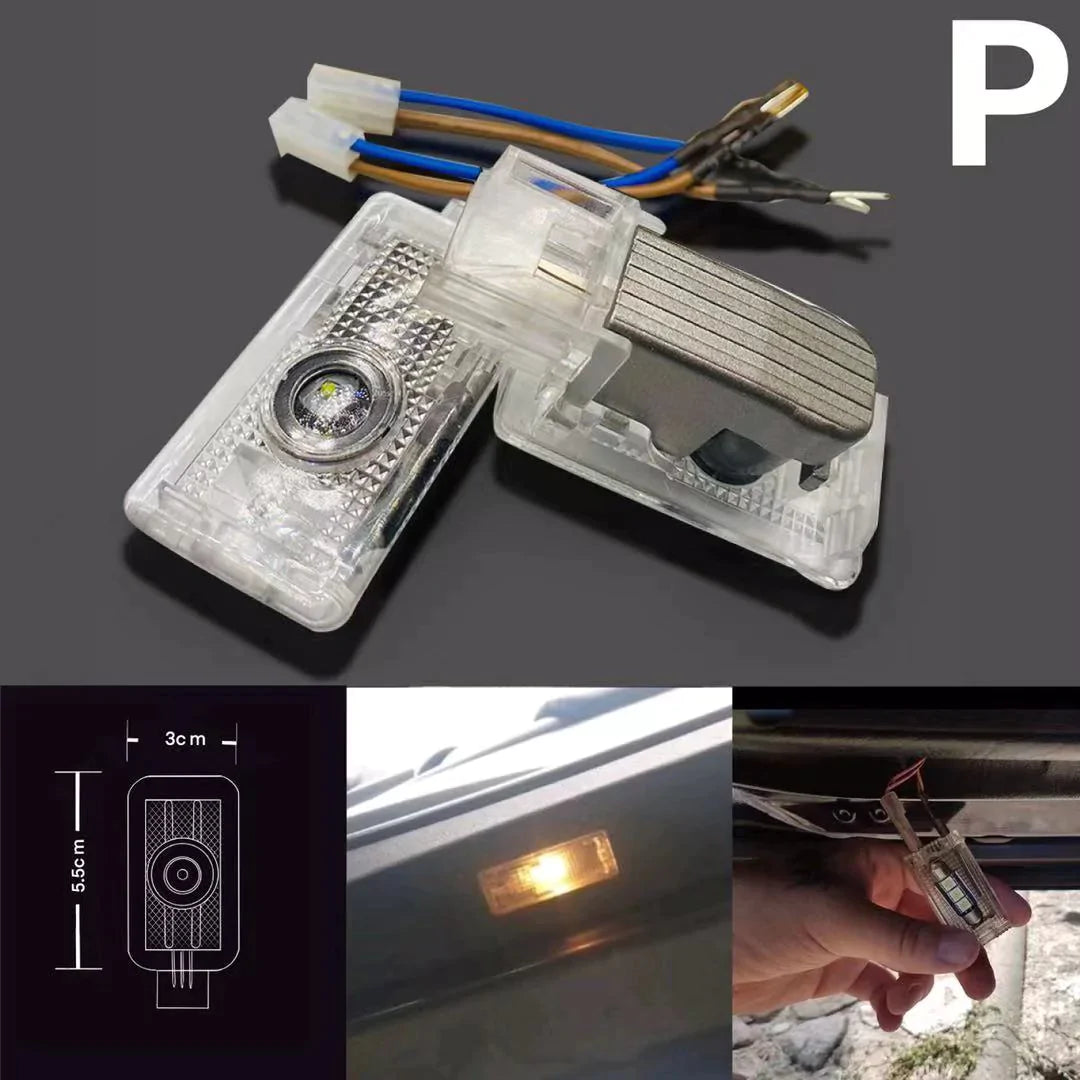 SAAB Original LOGO PROJECROTR LIGHTS Nr.2503 (quantity 1 = 1 sets/2 door lights)