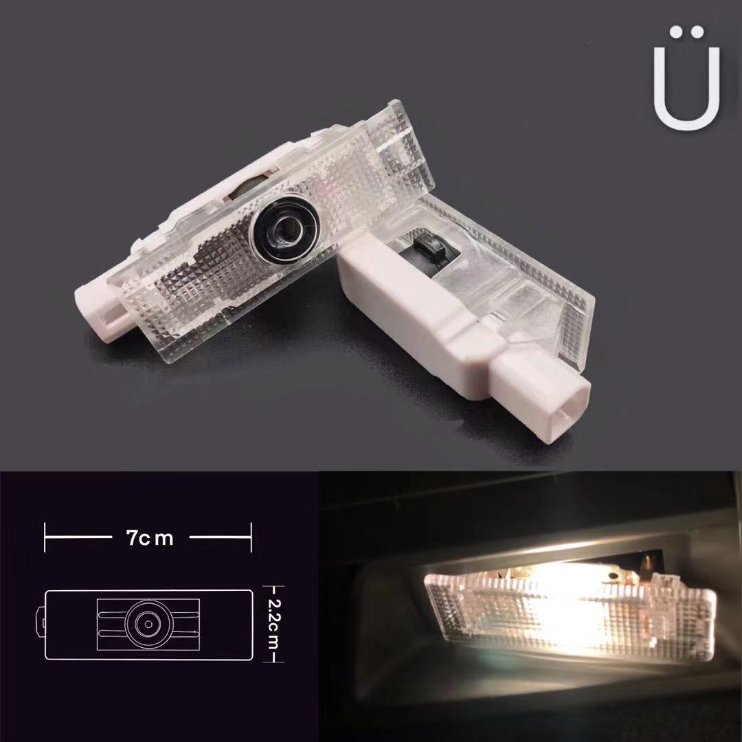 Alfa Romeo WHITE COLOR LOGO PROJECTOT LIGHTS Nr.105 (quantity 1 = 2 Logo Film / 2 door lights)