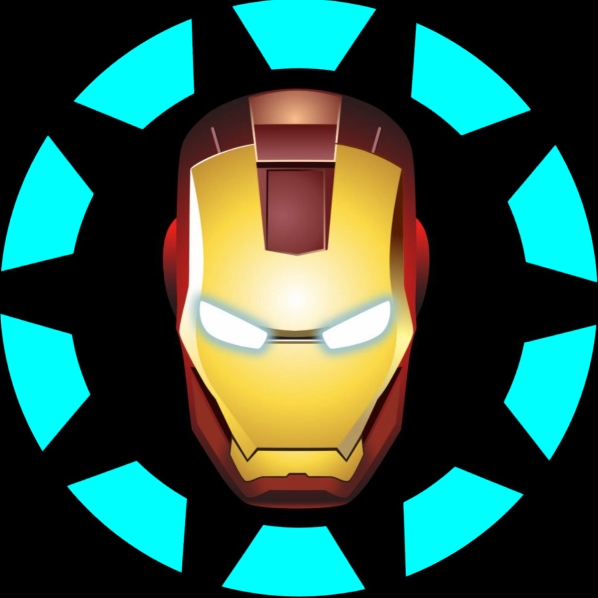 Iron Man Logo door lights Nr.214 (quantity 1 = 2 Logo Films /2 door lights)Marvel Heroes Logo