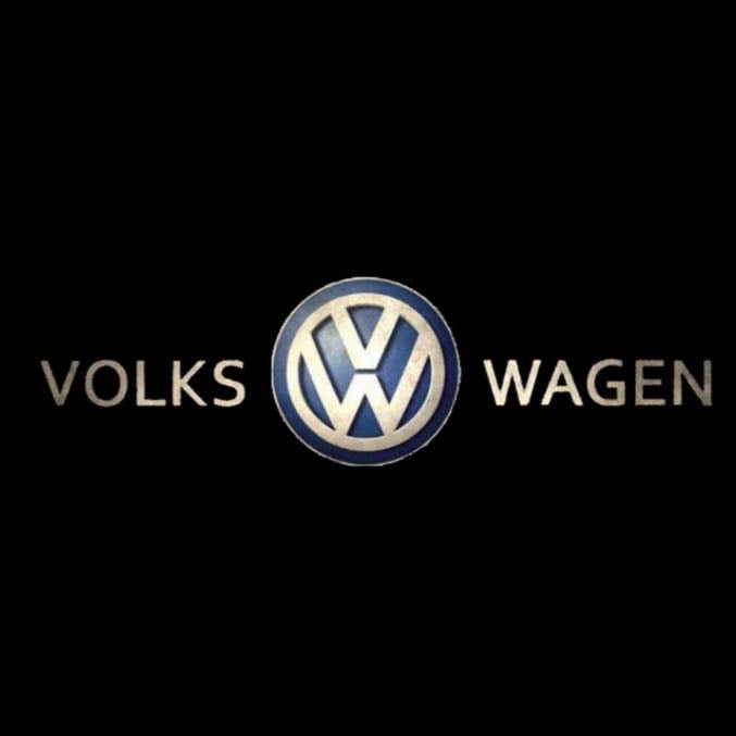 Volkswagen Door lights Original Logo Nr. 05 ( quantity 1 = 2 logo film / 2 door lights)