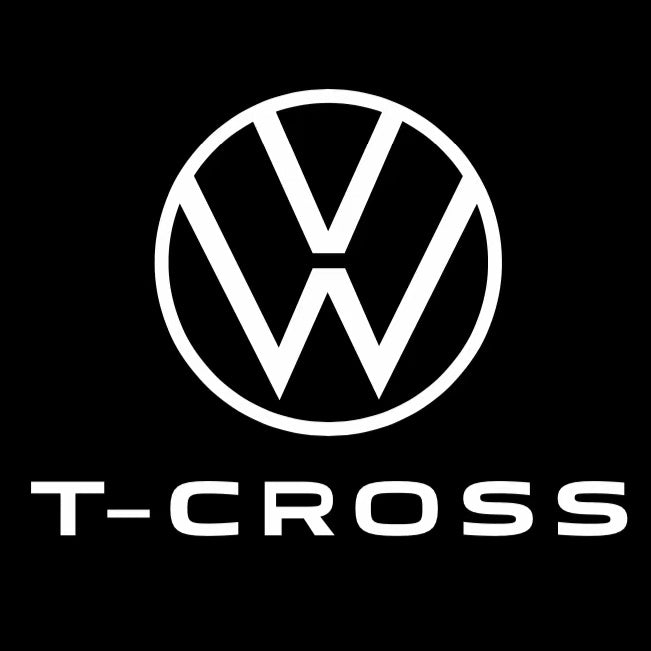 Volkswagen Door lights T-CROSS Logo Nr. 129 (quantity 1 = 2 Logo Films /2 door lights)