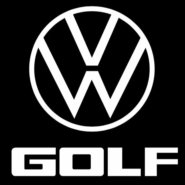 Volkswagen Door lights GOLF Logo Nr. 0202(quantity 1 = 2 Logo Films /2 door lights)