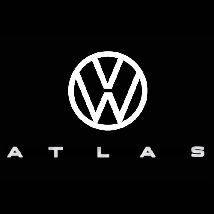 Volkswagen Door lights ATLAS Logo Nr. 169 ( quantity 1 = 2 logo film / 2 door lights)