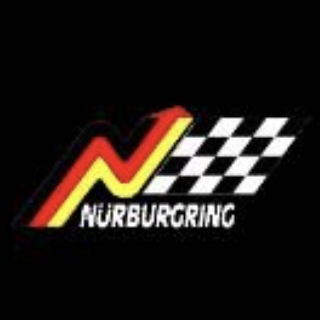 Nürburgring Logo door lights Nr.249 (quantity 1 = 2 Logo Films /2 door lights)Automobile Racing & Culture
