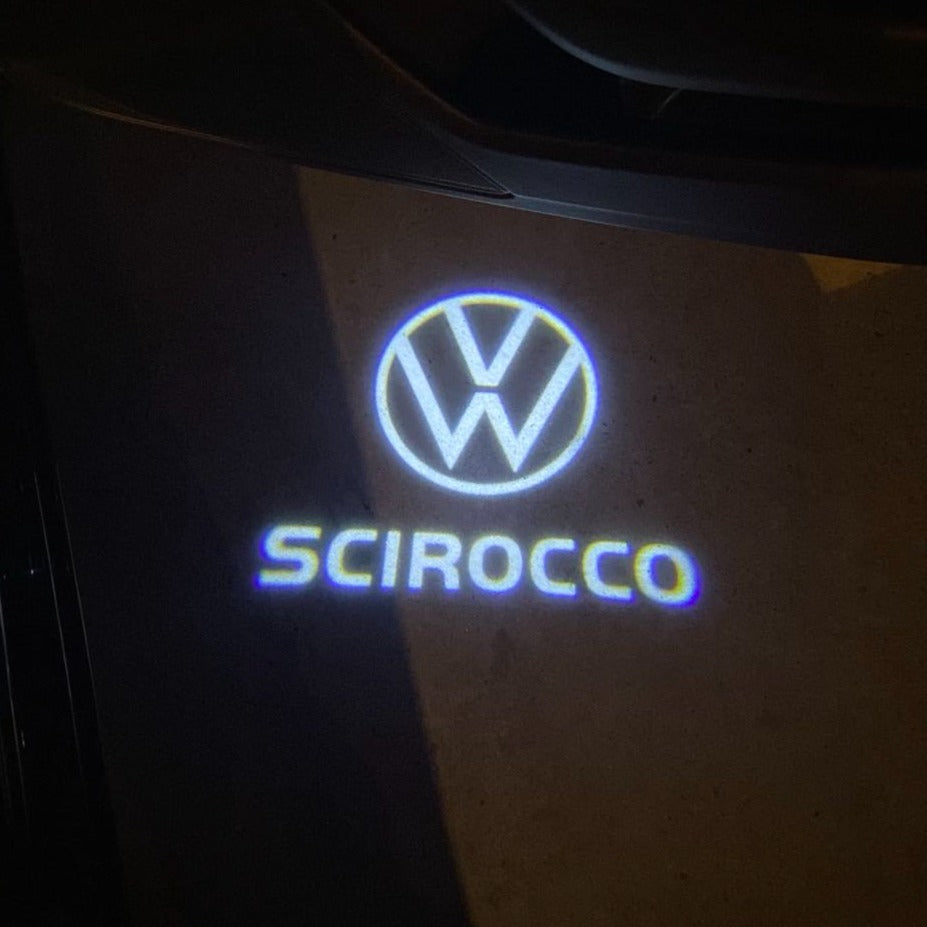 Volkswagen Door lights SCIROCCO Logo Nr. 0203 (quantity 1 = 2 Logo Films /2 door lights)