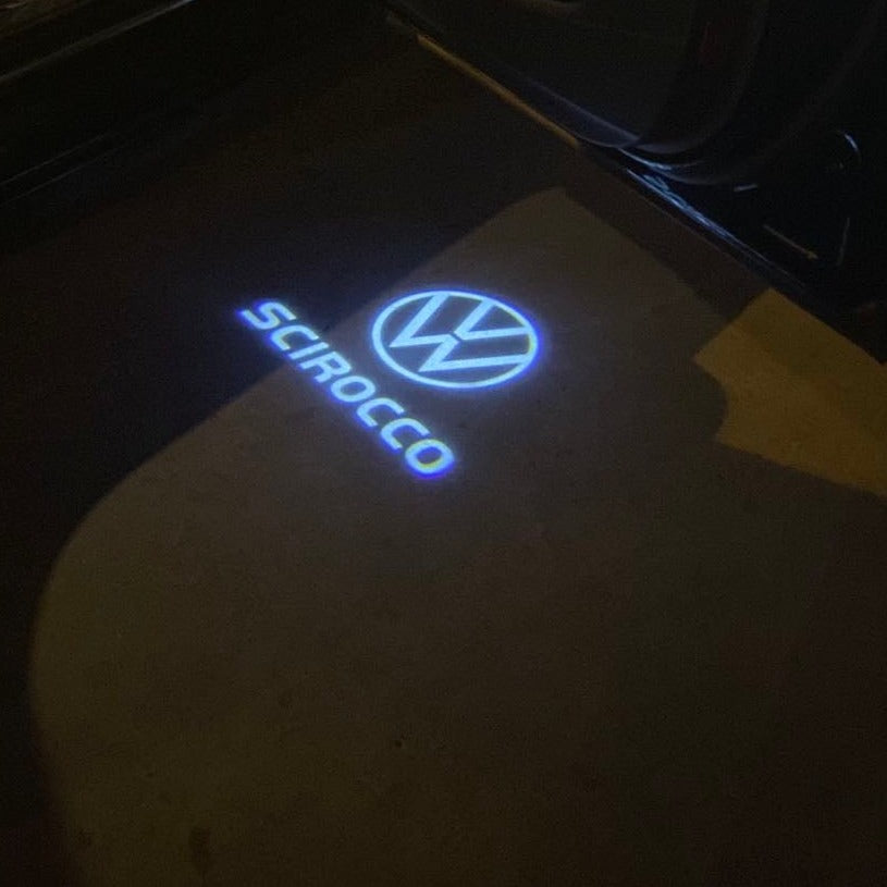 Volkswagen Door lights SCIROCCO Logo Nr. 0203 (quantity 1 = 2 Logo Films /2 door lights)