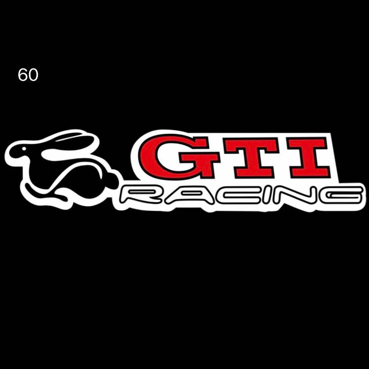 Volkswagen Door lights GTI Logo Nr. 28 (quantity 1 = 2 Logo Films /2 door lights)