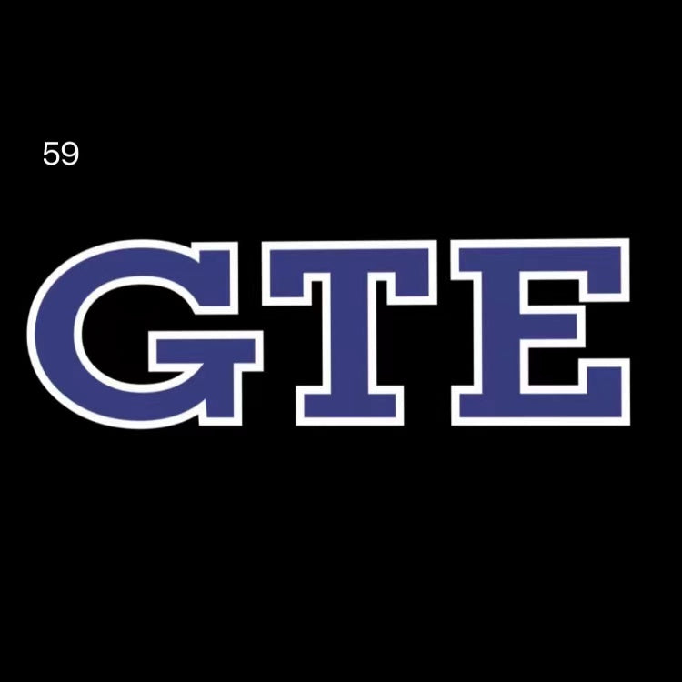 Volkswagen Door lights GTE Logo Nr. 44 (quantity 1 = 2 Logo Films /2 door lights)