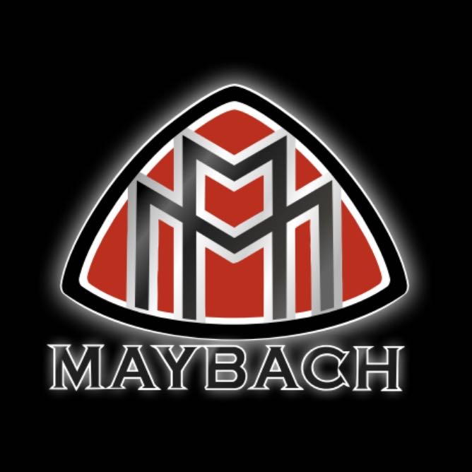 MAYBACH LOGO PROJECTOT LIGHTS Nr.1306 (quantity 1 = 2 Logo Films /2 door lights)