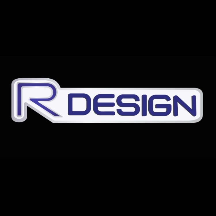 Volvo R DESIGN LOGO PROJECROTR LIGHTS Nr.59 (quantity 1 = 2 Logo Film / 2 door lights)