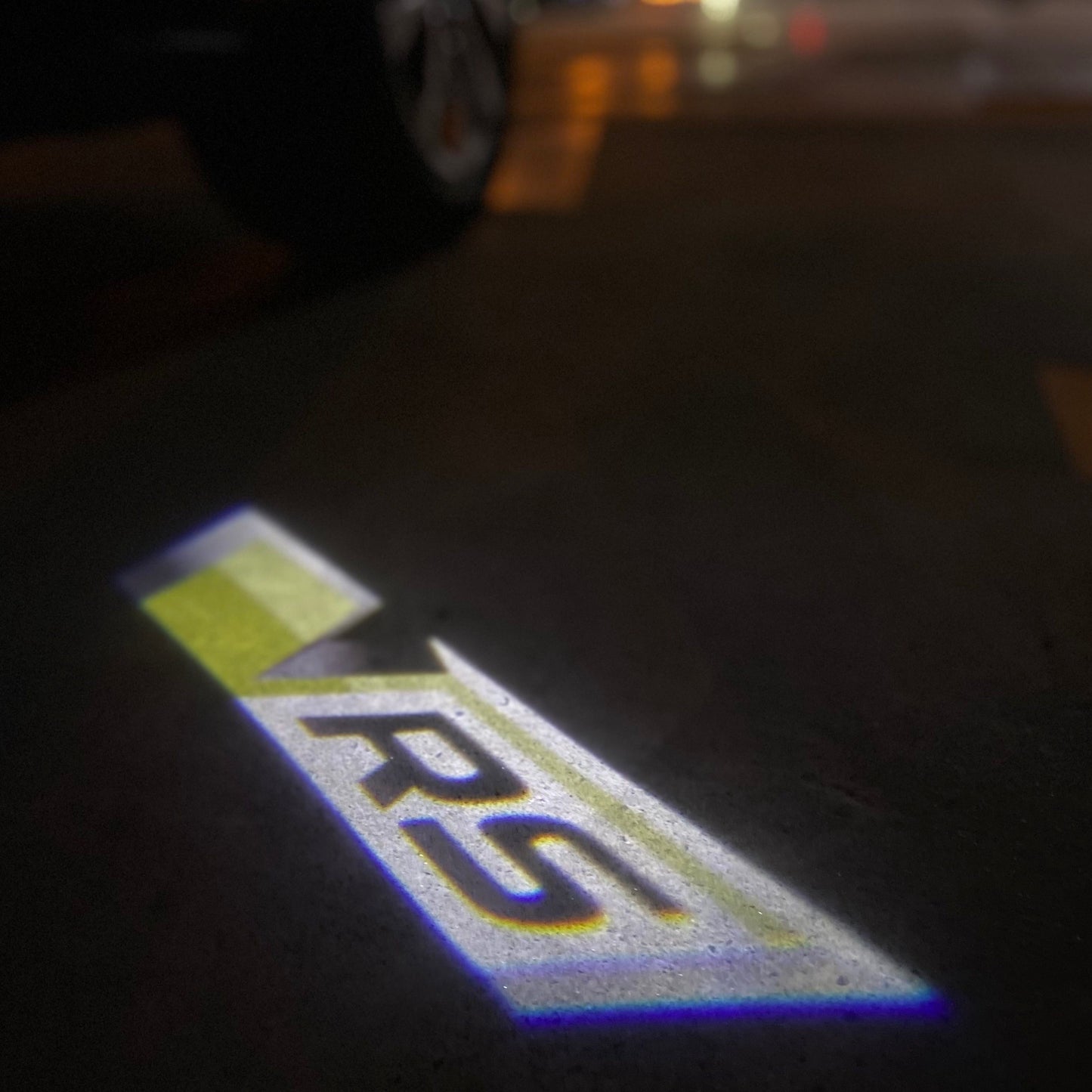 SKODA VRS LOGO PROJECTOT LIGHTS Nr.2F9 (quantity 1 = 2 Logo Film / 2 door lights)
