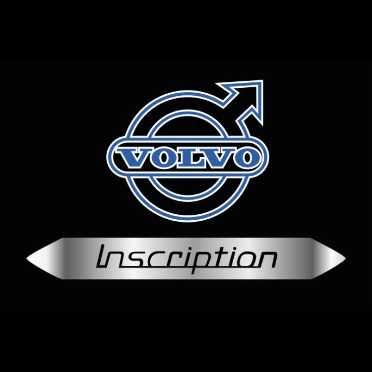 Volvo INSCRIPTION LOGO PROJECROTR LIGHTS Nr.69 (quantity 1 = 2 Logo Film / 2 door lights)