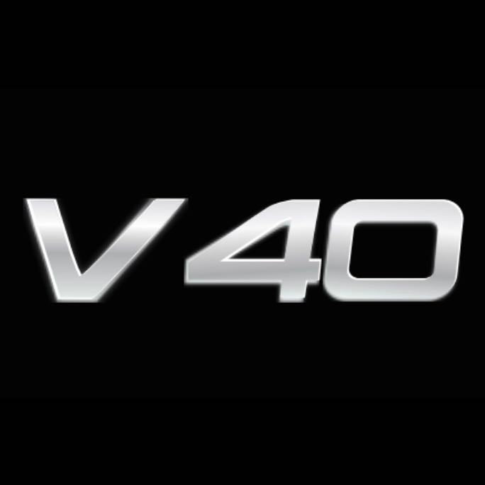 Volvo V40 LOGO PROJECROTR LIGHTS Nr.114 (quantity 1 = 2 Logo Film / 2 door lights)