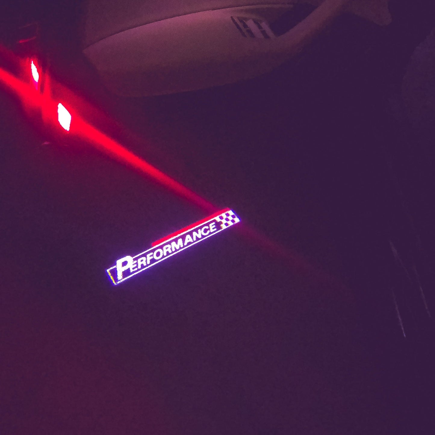 BMW M PERFORMACE LOGO PROJECTOT LIGHTS Nr.10 (quantity 1 = 1 sets/2 door lights)