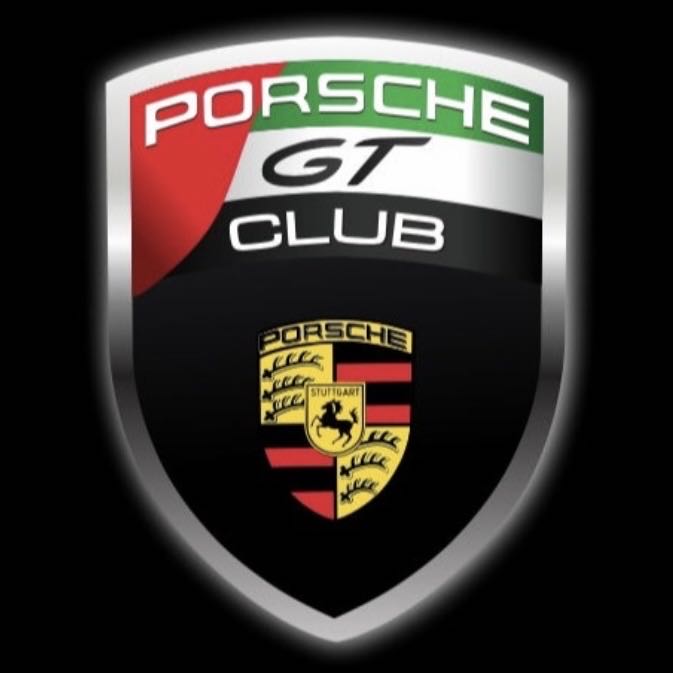 PORSCHE GT LOGO PROJECTOT LIGHTS Nr.8100 (quantity 1 = 2 Logo Film / 2 door lights)
