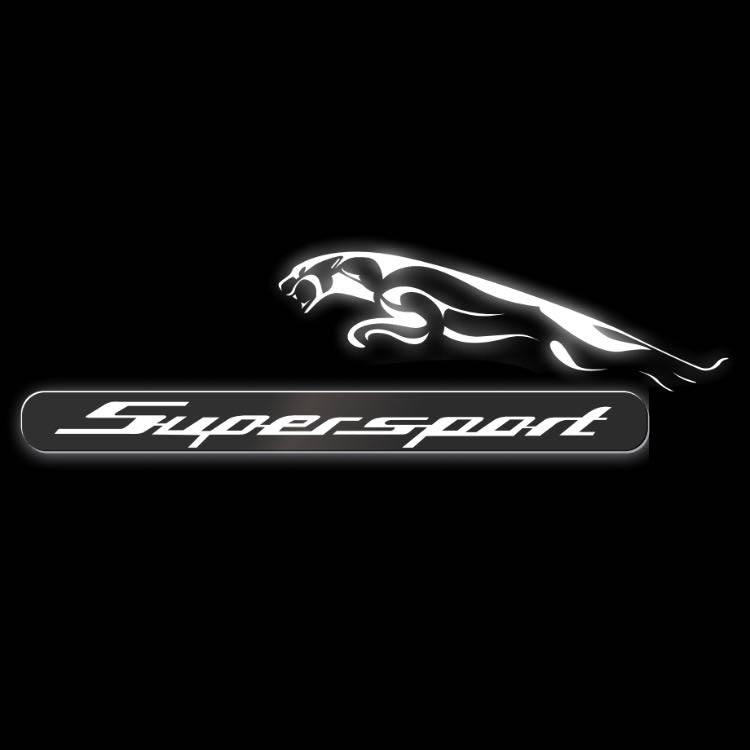 JAGUAR SUPER SPORT LOGO PROJECROTR LIGHTS Nr.92 (quantity 1 = 1 sets/2 door lights)