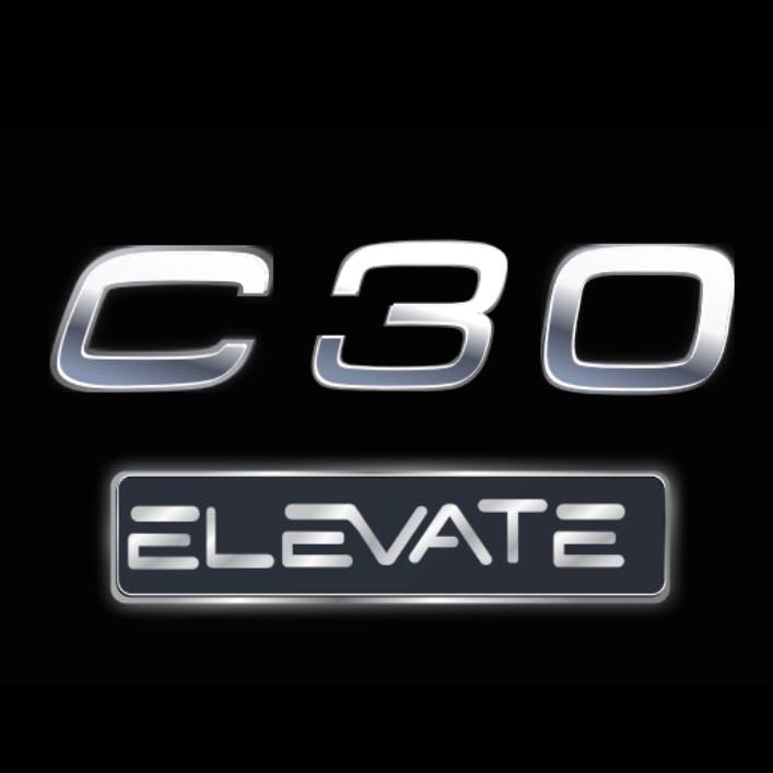 Volvo C 30 LOGO PROJECROTR LIGHTS Nr.121 (quantity 1 = 2 Logo Film / 2 door lights)