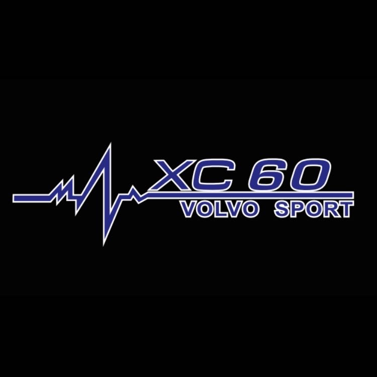 Volvo XC 60 LOGO PROJECROTR LIGHTS Nr.43 (quantity 1 = 2 Logo Film / 2 door lights)