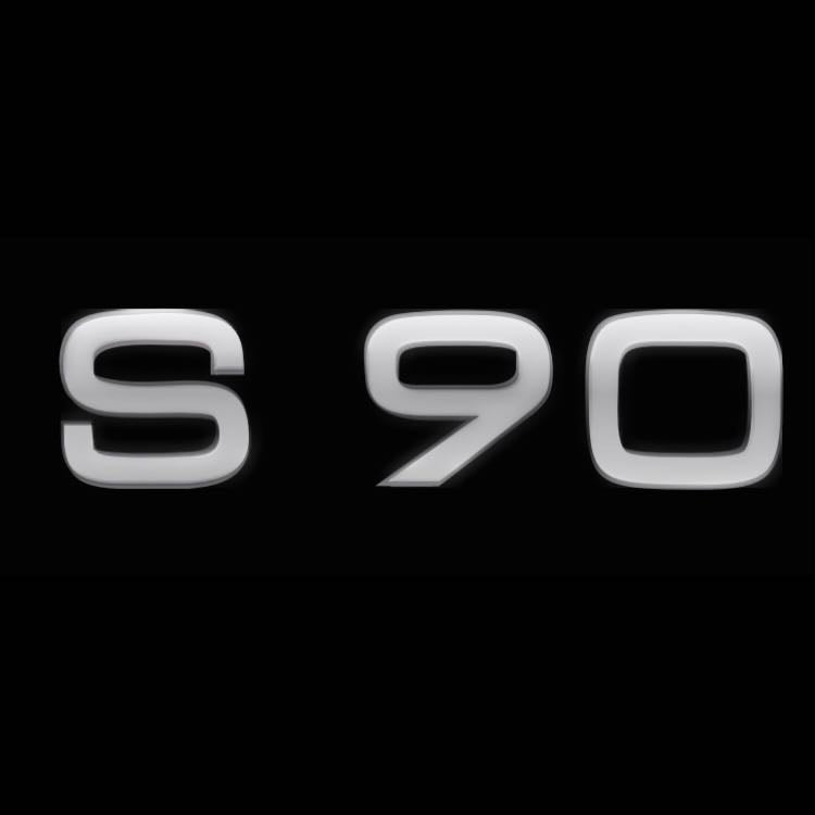Volvo S 90 LOGO PROJECROTR LIGHTS Nr.97 (quantity 1 = 2 Logo Film / 2 door lights)