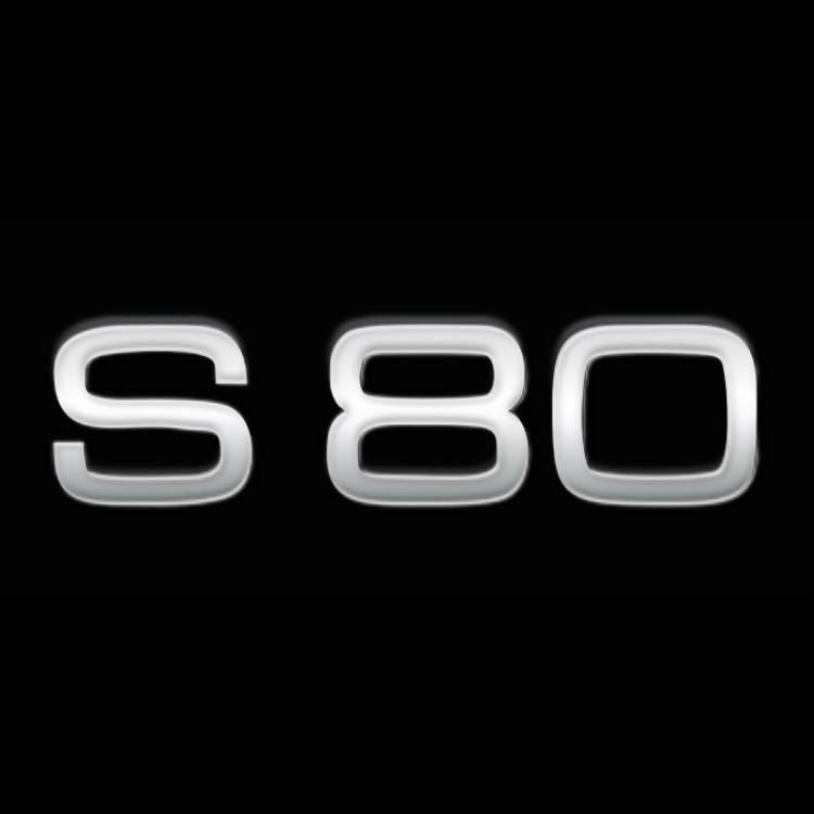 Volvo S 80 LOGO PROJECROTR LIGHTS Nr.90 (quantity 1 = 2 Logo Film / 2 door lights)