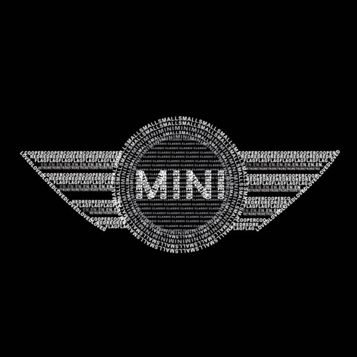 MINI ORIGINAL LOGO PROJECROTR LIGHTS Nr.57 (quantity 1 = 2 Logo Film / 2 door lights)