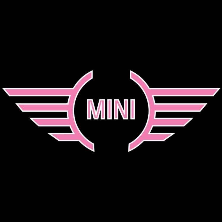 MINI ORIGINAL LOGO PROJECROTR LIGHTS Nr.83 (quantity 1 = 2 Logo Film / 2 door lights)