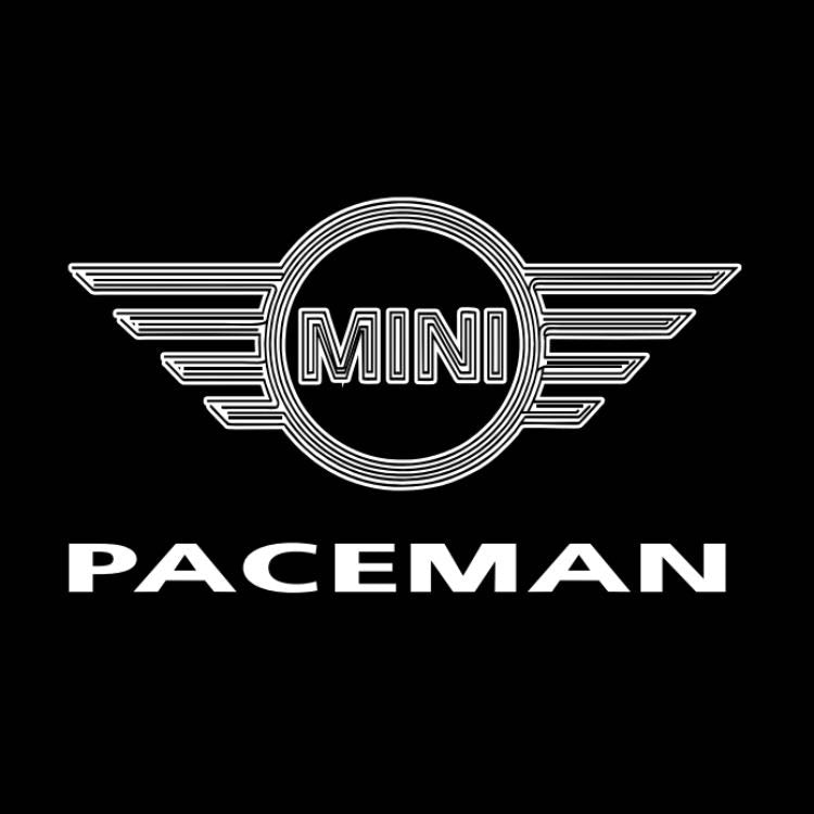 MINI PACEMAN LOGO PROJECROTR LIGHTS Nr.32 (quantity 1 = 2 Logo Film / 2 door lights)