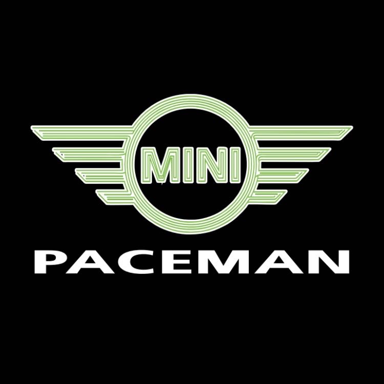 MINI PACEMAN LOGO PROJECROTR LIGHTS Nr.132 (quantity 1 = 2 Logo Film / 2 door lights)
