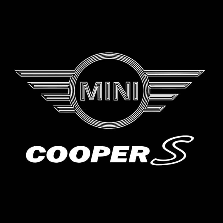 MINI COOPER S LOGO PROJECROTR LIGHTS Nr.27 (quantity 1 = 2 Logo Film / 2 door lights)