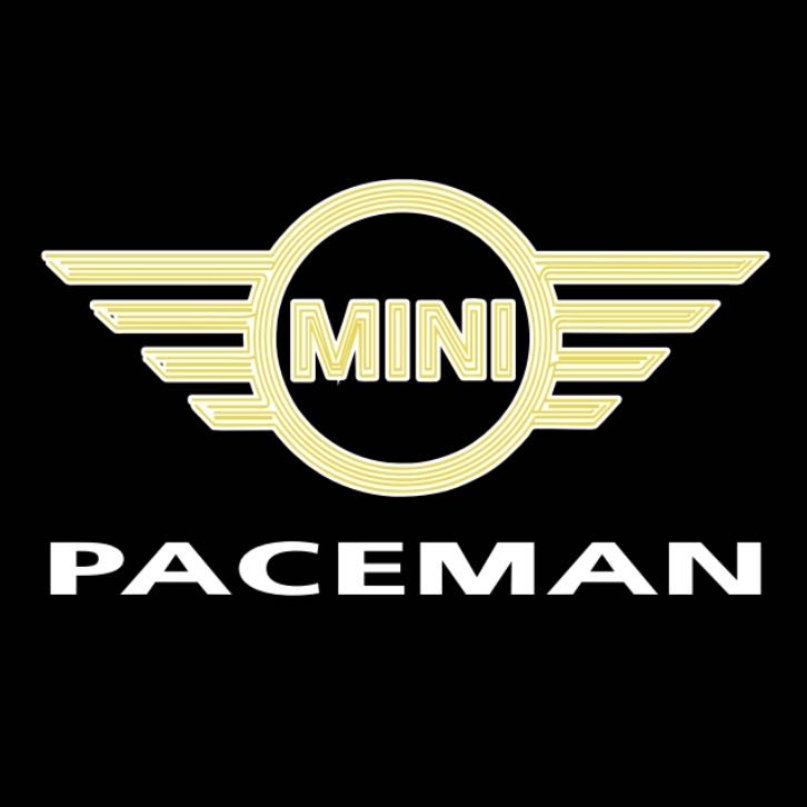 MINI PACEMAN LOGO PROJECROTR LIGHTS Nr.138 (quantity 1 = 2 Logo Film / 2 door lights)
