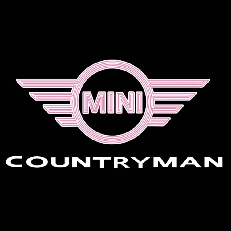 MINI COUNTRYMAN LOGO PROJECROTR LIGHTS Nr.147 (quantity 1 = 2 Logo Film / 2 door lights)