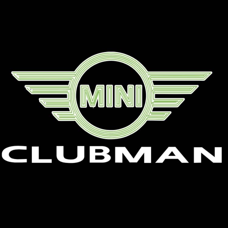MINI CLUBMAN LOGO PROJECROTR LIGHTS Nr.130 (quantity 1 = 2 Logo Film / 2 door lights)