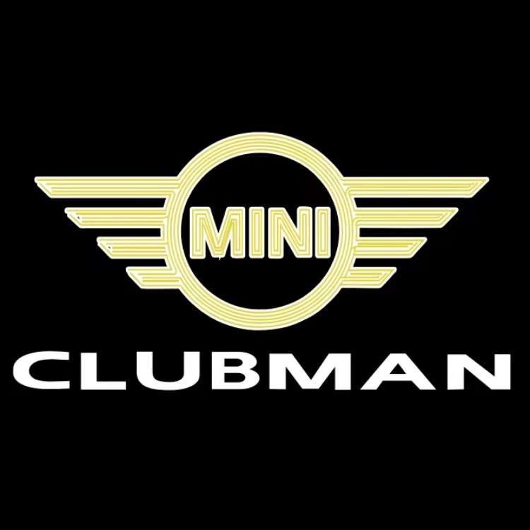 MINI CLUBMAN LOGO PROJECROTR LIGHTS Nr.135 (quantity 1 = 2 Logo Film / 2 door lights)