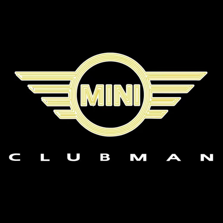 MINI CLUBMAN LOGO PROJECROTR LIGHTS Nr.137 (quantity 1 = 2 Logo Film / 2 door lights)