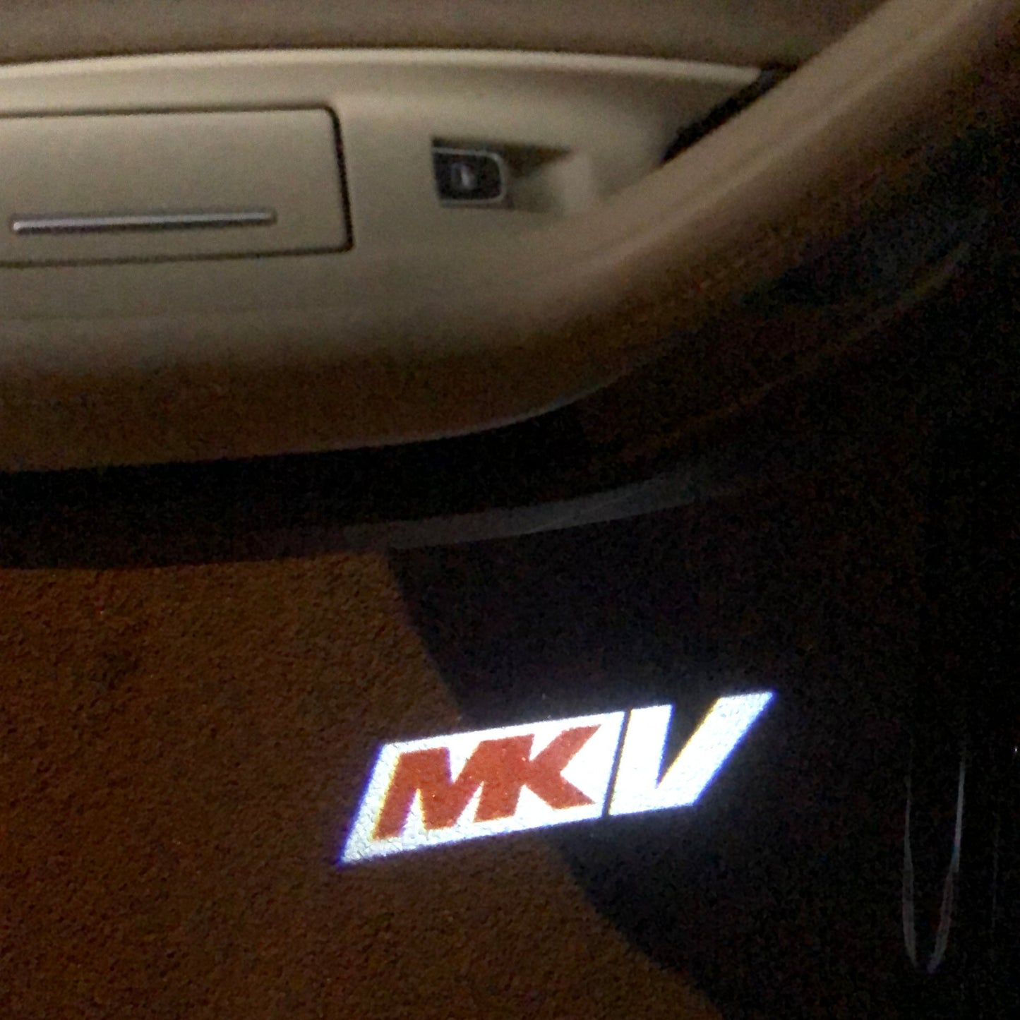 Volkswagen Door lights MK5 Logo Nr 103 (quantity 1 = 2 Logo Films /2 door lights)