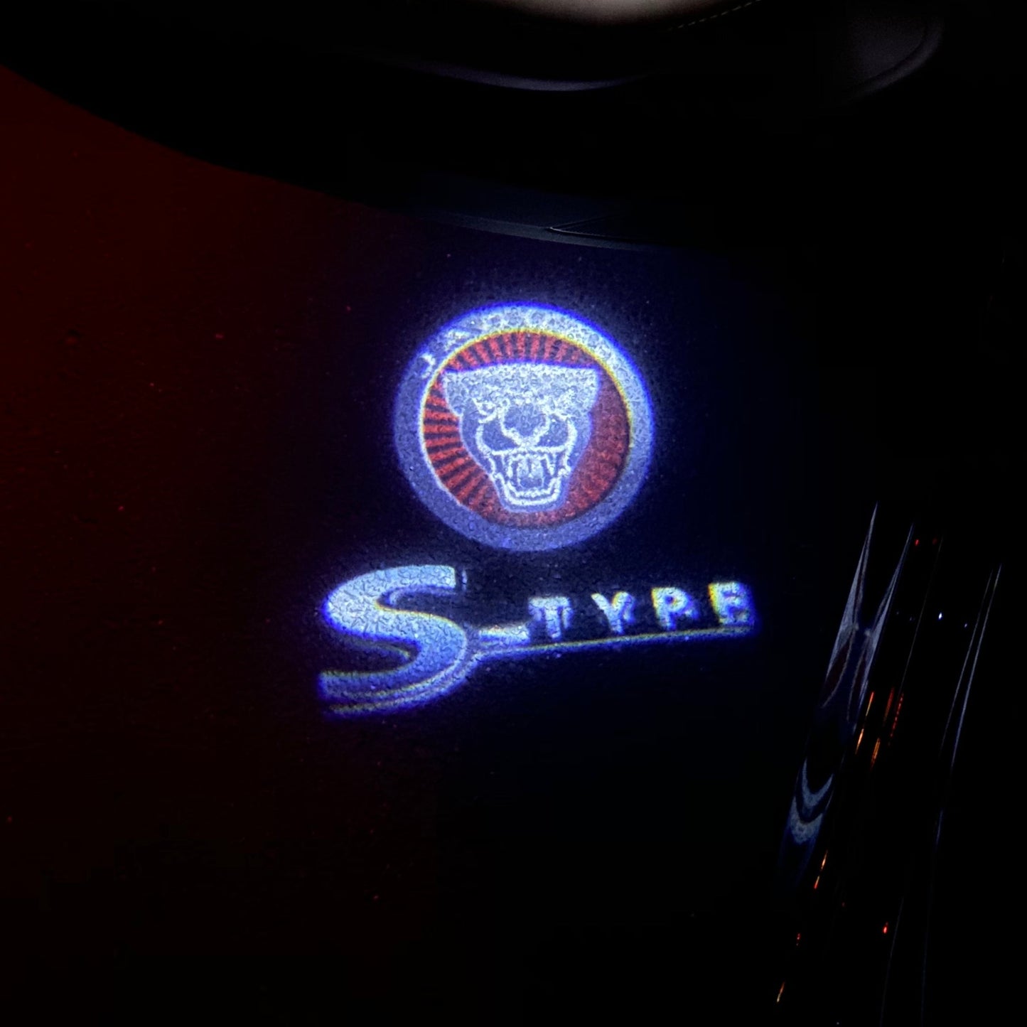 JAGUAR S TYPE LOGO PROJECROTR LIGHTS Nr.101 (quantity 1 = 1 sets/2 door lights)