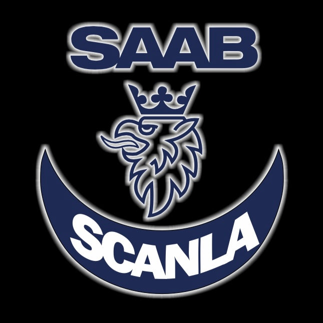 SAAB Original LOGO PROJECROTR LIGHTS Nr.2512 (quantity 1 = 1 sets/2 door lights)
