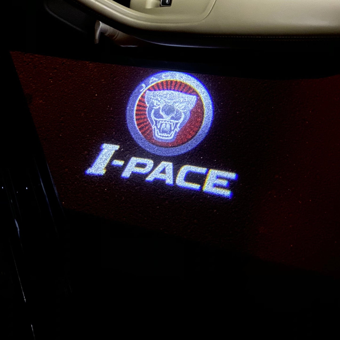JAGUAR I PACE LOGO PROJECROTR LIGHTS Nr.124 (quantity 1 = 1 sets/2 door lights)
