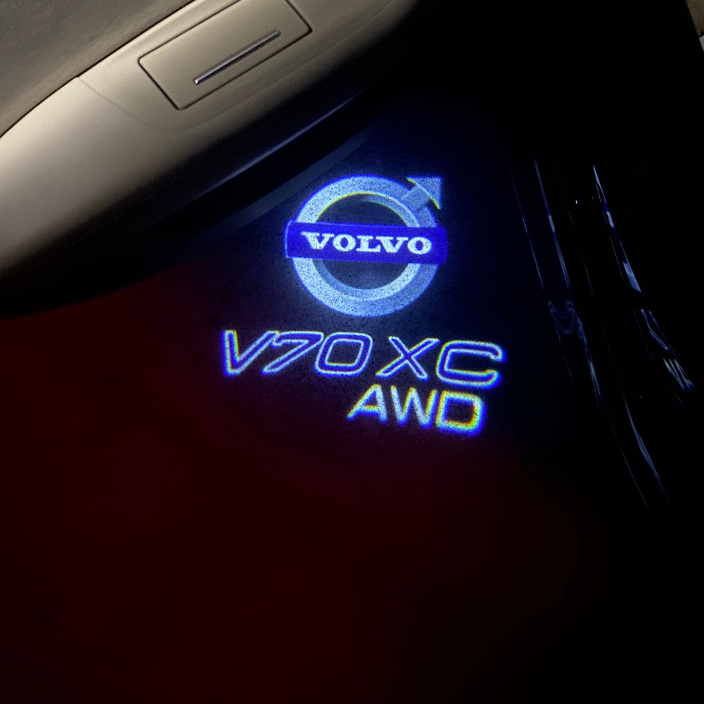 Volvo V 70 LOGO PROJECROTR LIGHTS Nr.06 (quantity 1 = 2 Logo Film / 2 door lights)