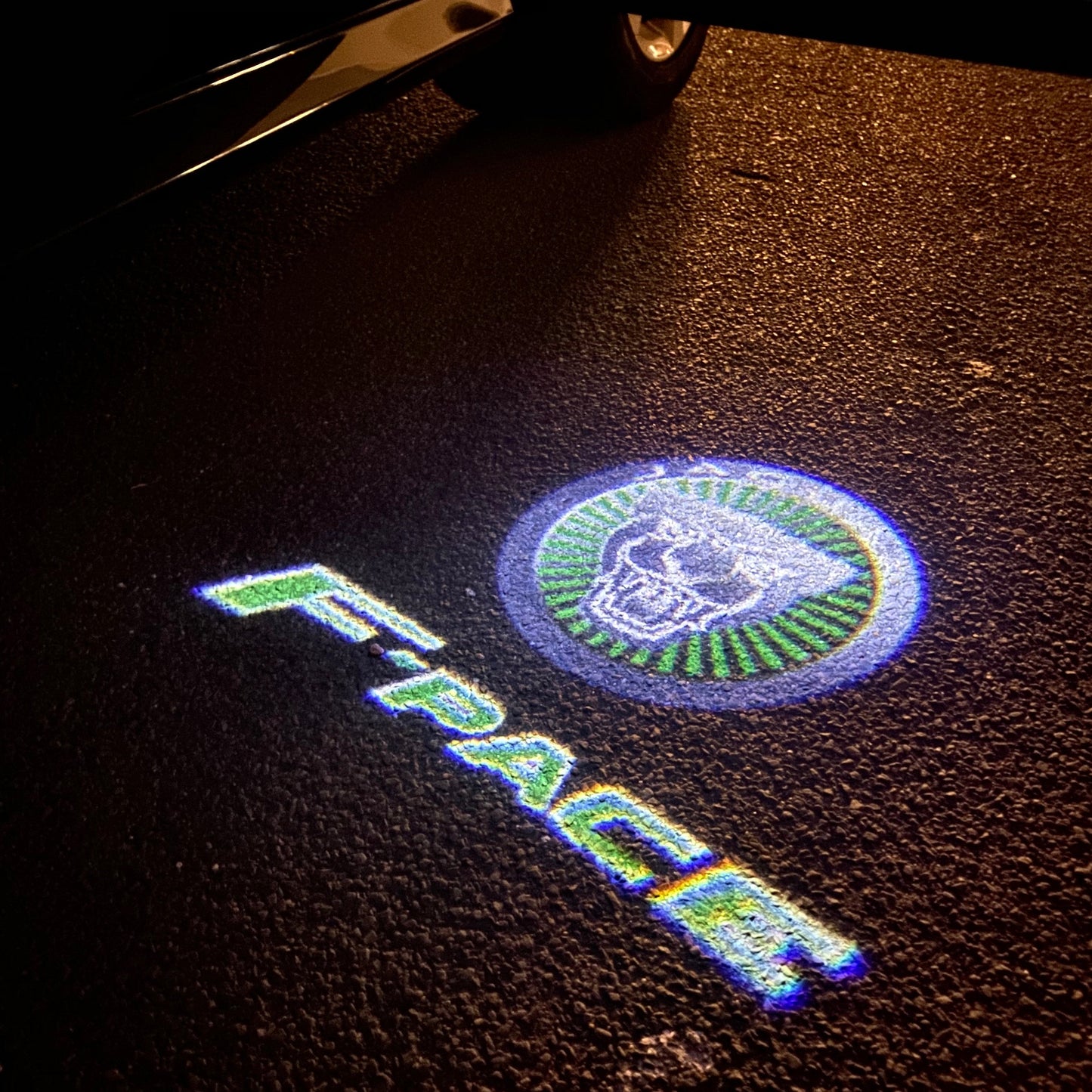 JAGUAR F PACE LOGO PROJECROTR LIGHTS Nr.130 (quantity 1 = 1 sets/2 door lights