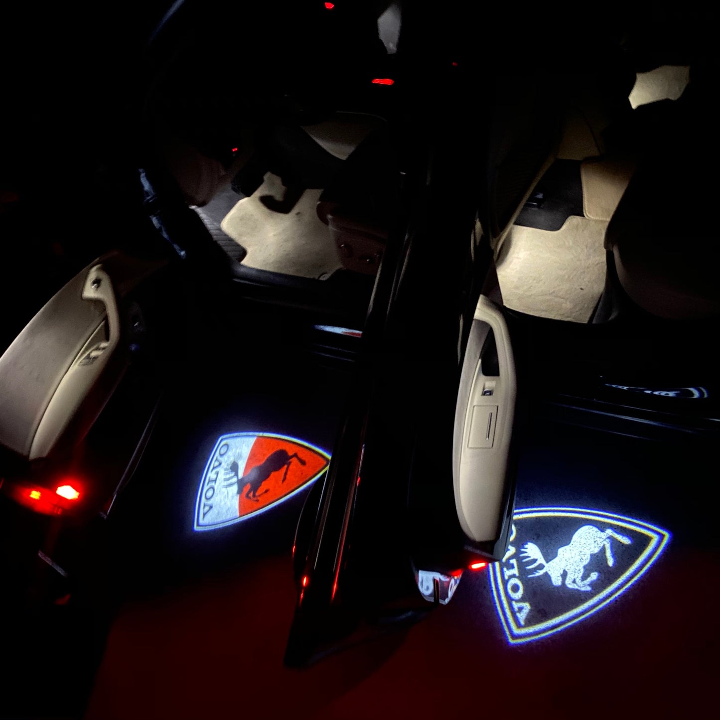 Volvo Milu deer LOGO PROJECROTR LIGHTS Nr.68 (quantity 1 = 2 Logo Film / 2 door lights)