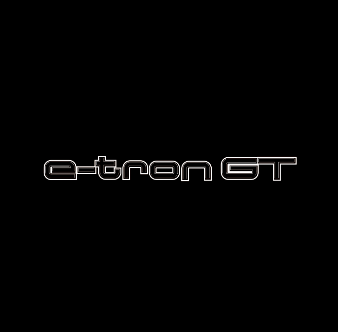 AUDI E-TRON GT LOGO PROJECTOT LIGHTS Nr.3704
