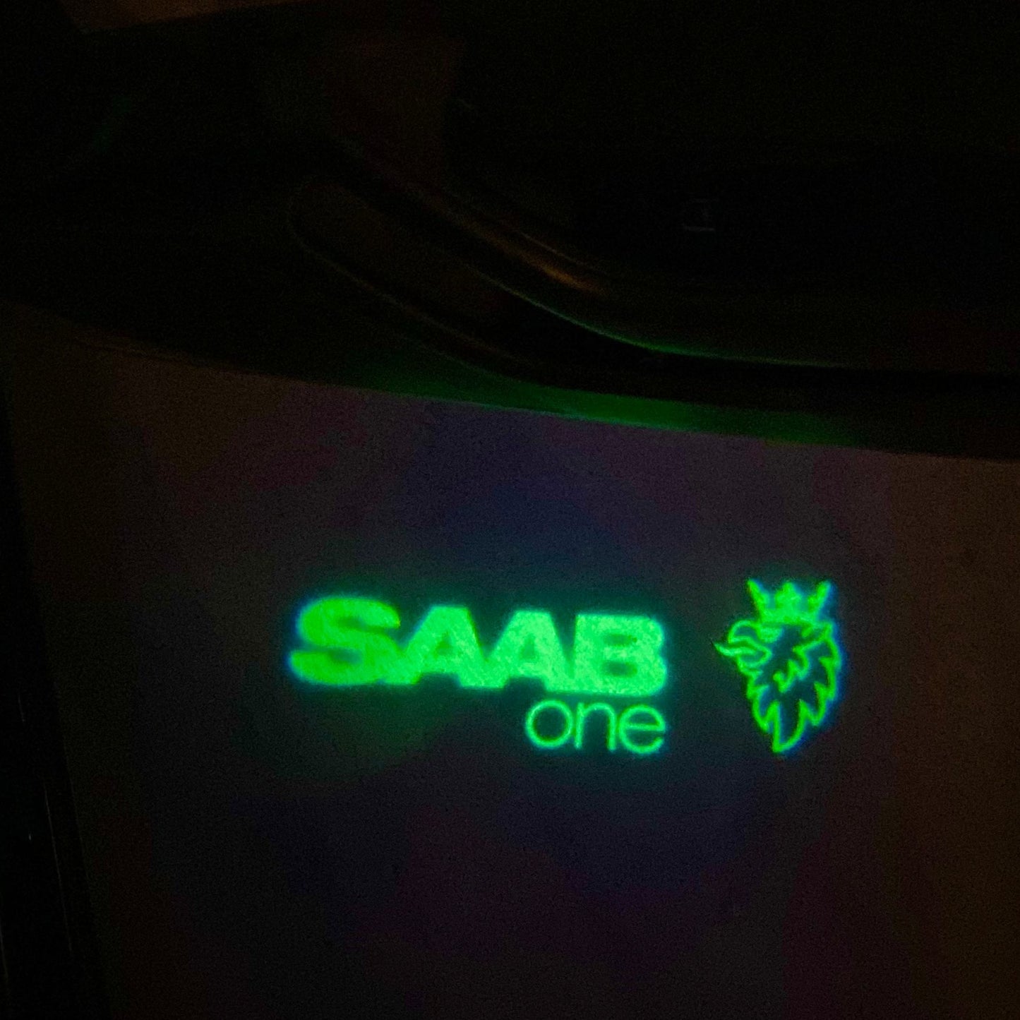 SAAB Original LOGO PROJECROTR LIGHTS Nr.2503 (quantity 1 = 1 sets/2 door lights)