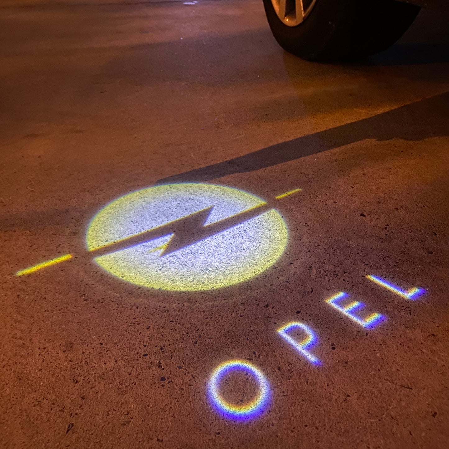 Opel Original LOGO PROJECROTR LIGHTS Nr.1404 (quantity 1 = 1 sets/2 door lights)