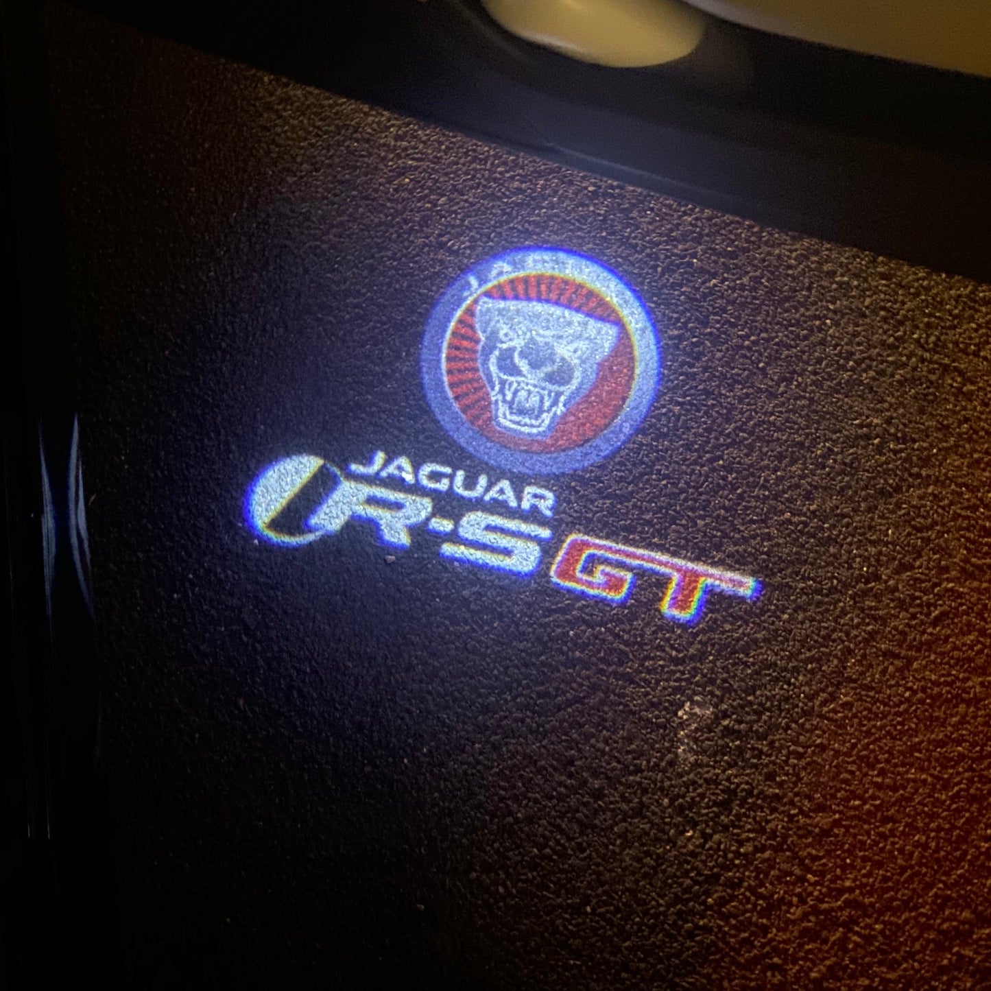 JAGUAR R S GT LOGO PROJECROTR LIGHTS Nr.104 (quantity 1 = 1 sets/2 door lights)