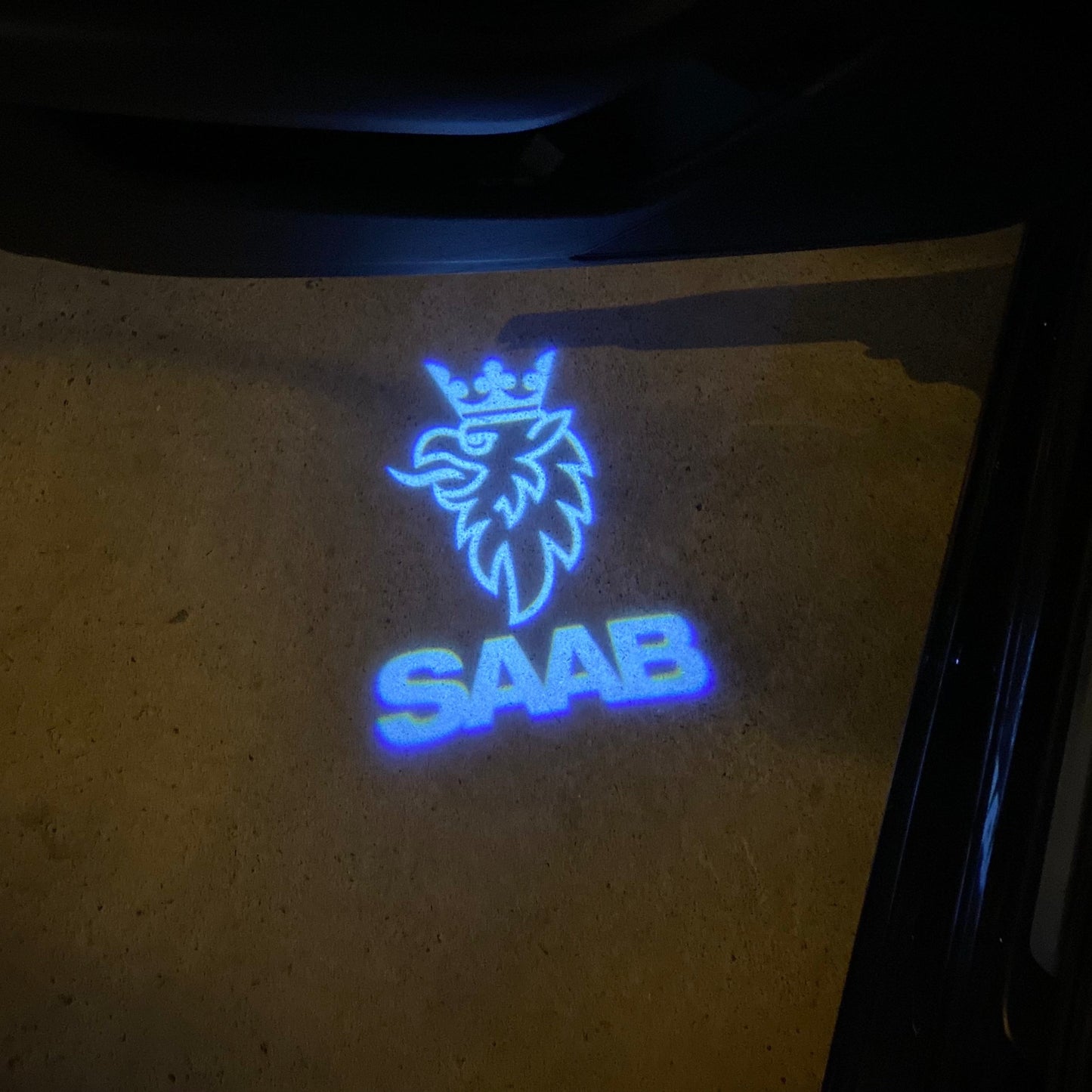 SAAB Original LOGO PROJECROTR LIGHTS Nr.2518 (quantity 1 = 1 sets/2 door lights)