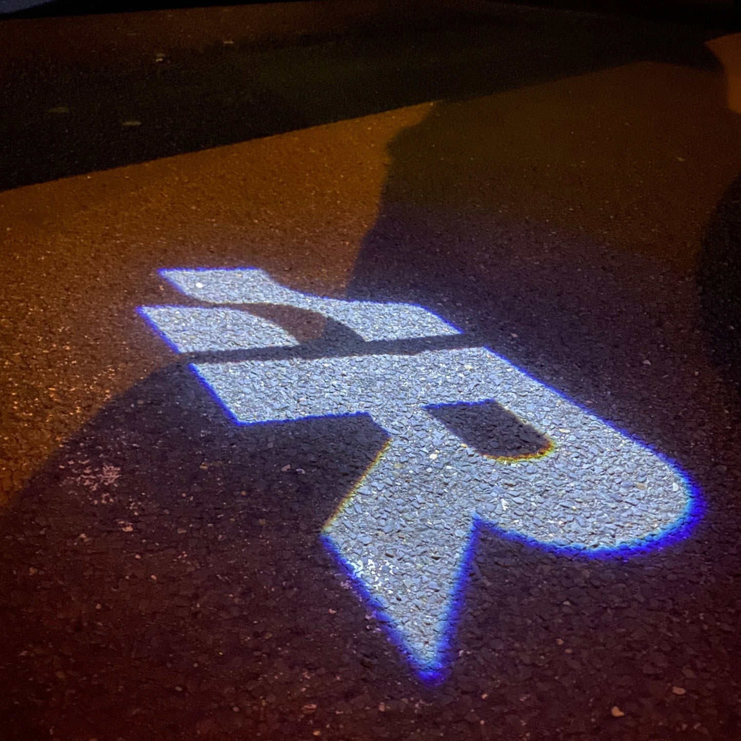 Volkswagen Door lights R Logo Nr. 156 ( quantity 1 = 2 logo film / 2 door lights)