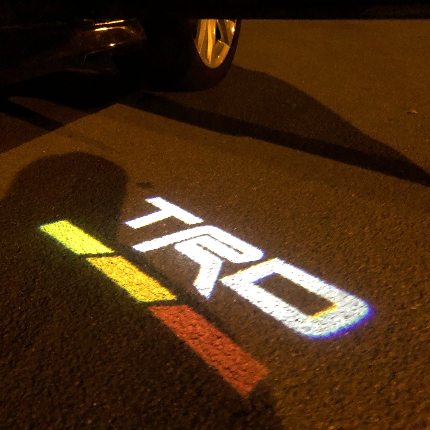 TRD LOGO PROJECTOT LIGHTS Nr.16 (quantity 1 = 2 Logo Films /2 door lights)