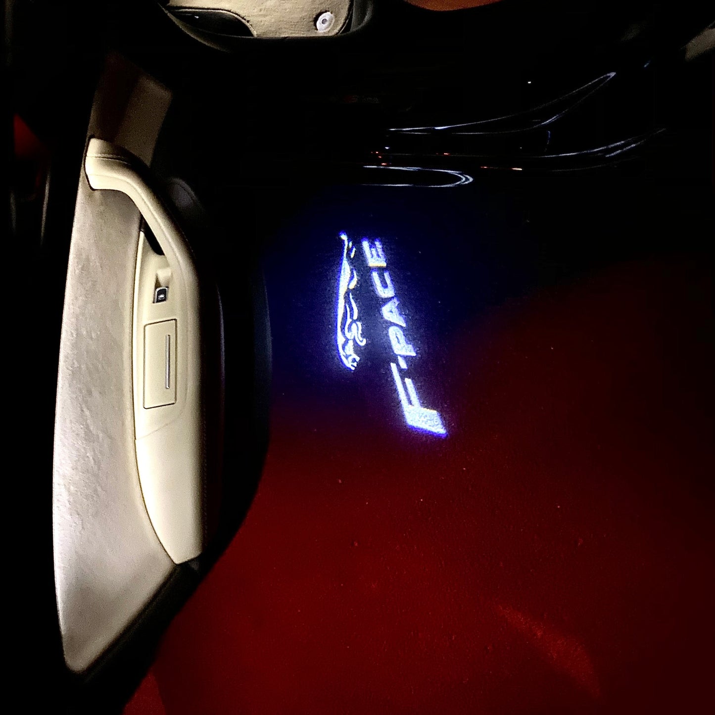 JAGUAR F PACE LOGO PROJECROTR LIGHTS Nr.112 (quantity 1 = 1 sets/2 door lights)