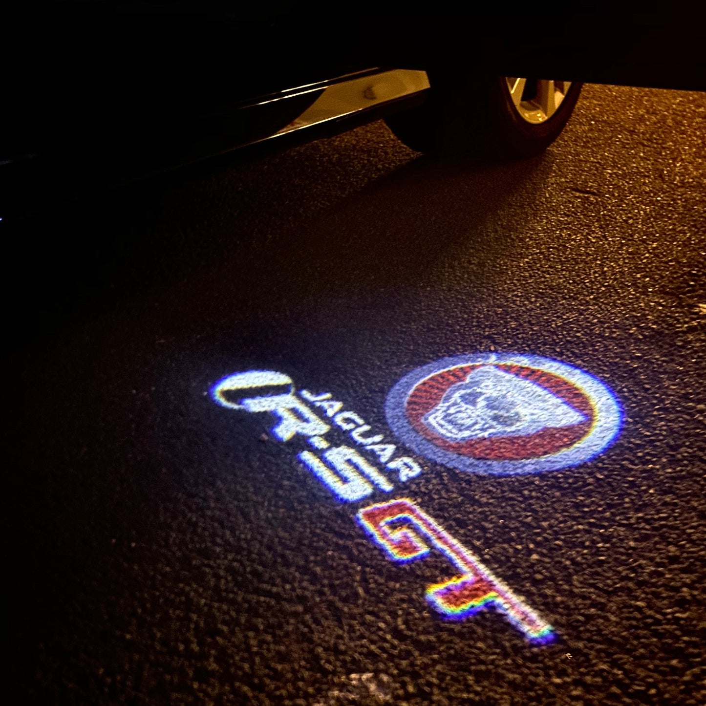 JAGUAR R S GT LOGO PROJECROTR LIGHTS Nr.93 (quantity 1 = 1 sets/2 door lights)